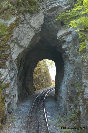 Ausgang Schwarzfluhtunnel