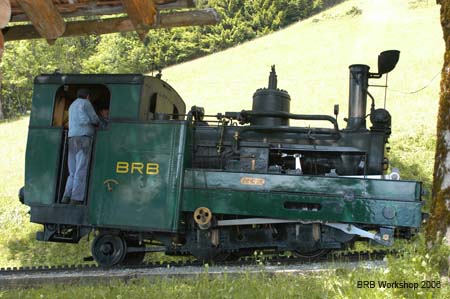 Fridolin auf Maschine