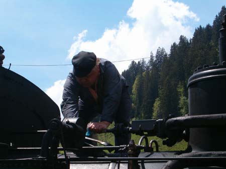 Konis letzte reinigung auf Planalp