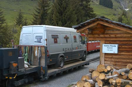 Sprinter auf Planalp